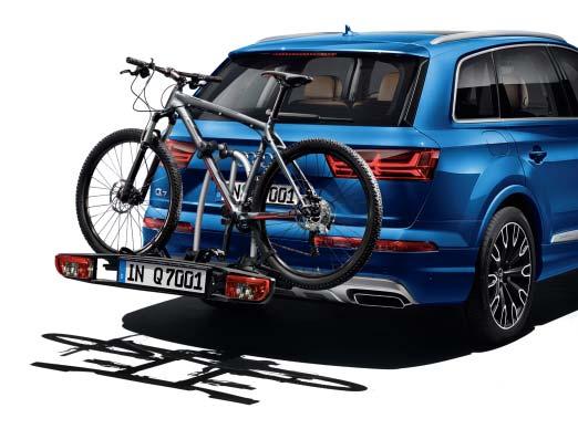 05 Bicycle carrier for the trailer towing hitch Bicycle carrier (also suitable for electric bikes) for up to two bicycles with a maximum load capacity of 60 kg.