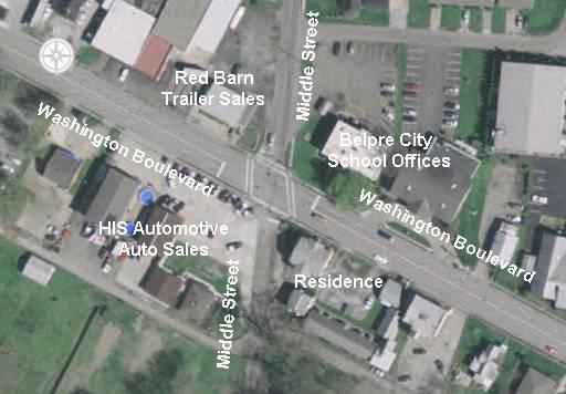 Traffic and Operations Safety Study for the City of Belpre - 2008 6.0 Intersection of Middle Street and Washington Boulevard 6.