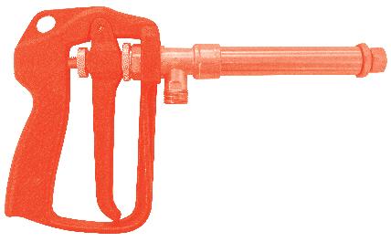 ERGONOMIC HANDLE REDUCES FATIGUE 410-53 110 Supplied with 1/2" and 3/8" hosetails and swivel SILVAN ATOMISER+ SPRAY GUN A Heavy