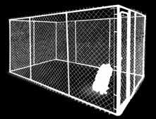 82 H 800mm high MULTI-PURPOSE PET ENCLOSURE Multi layout design can be assembled in various shapes and sizes to suit your property or animals 8 Sided steel enclosure with
