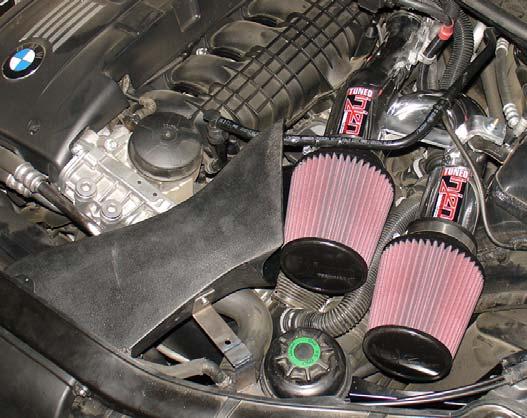 Upon completion of the installation, reconnect the negative battery terminal before you start the engine. 2. Align the entire intake system for the best possible fit.