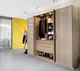 Either way, its ease of installation and impressive adaptability will open up completely new prospects for your cabinets, furniture fronts and walk-in storage solutions.