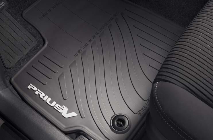 Interior ccessories ll-weather Floor Mats () Count on these rugged all-weather floor mats 3 to help protect the vehicle s original carpet.