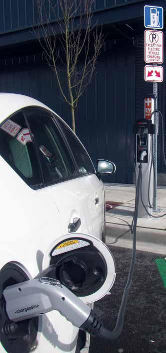 #5 Public vehicle charging makes driving EVs more convenient Many businesses and communities are installing charging facilities at convenient locations allowing EV drivers to top off in the course of
