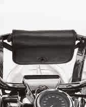 716 LUGGAGE Windshield Bags A. THREE-POCKET WINDSHIELD POUCH Add convenient storage space up front where you need it.