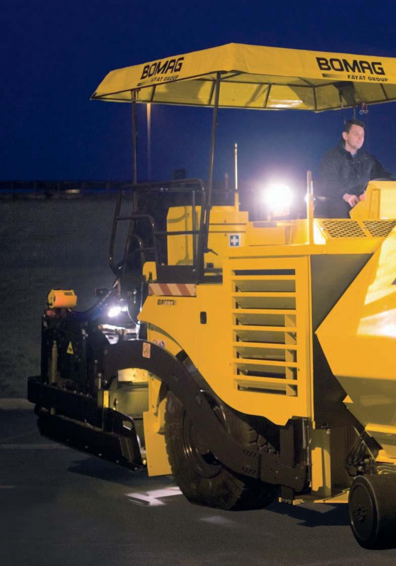 Road paver BF 691 and BF 691 C The perfect team: BOMAG paver and BOMAG roller with ASPHALT