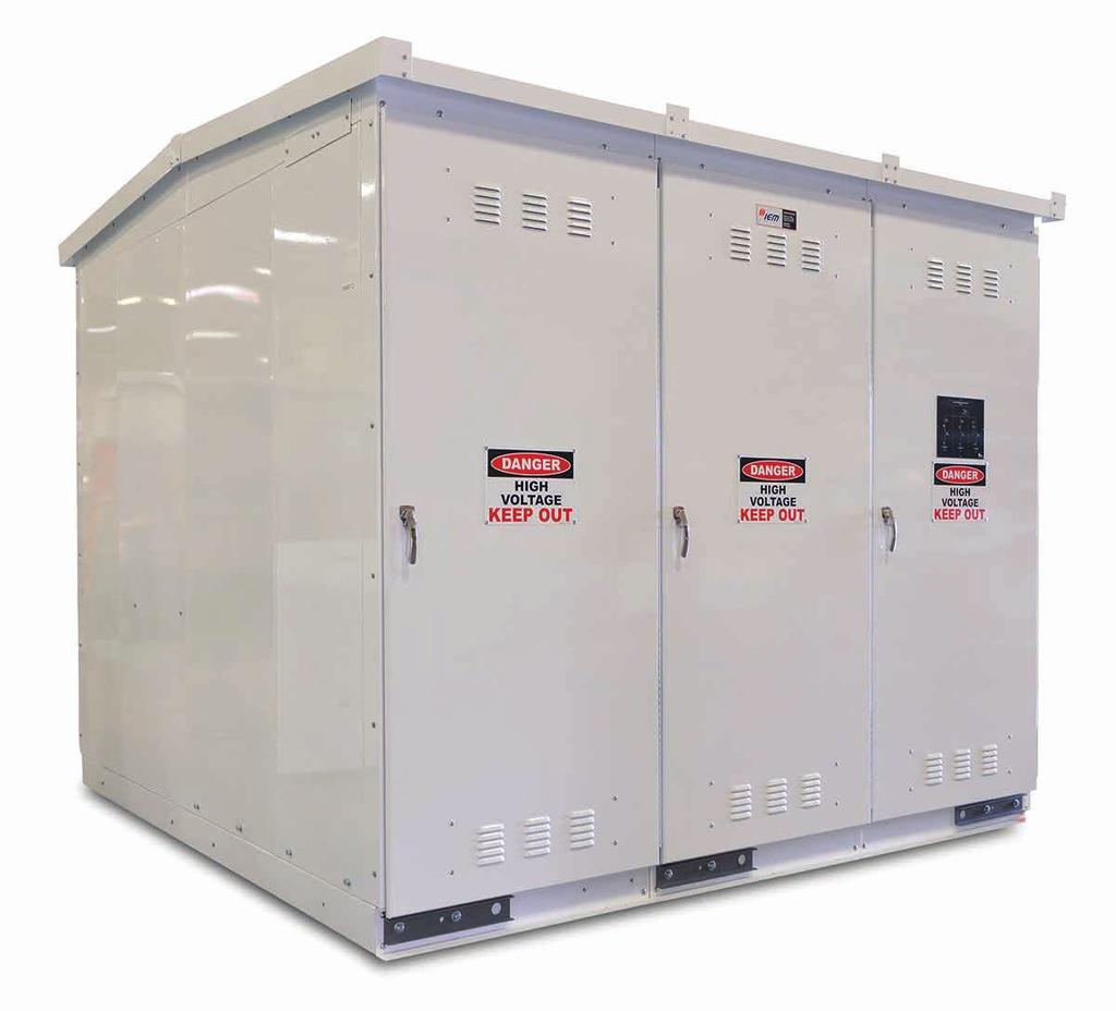 38kV Medium Voltage Metal-Clad Switchgear Now available in the 38kV class in indoor, outdoor non-walk-in, and