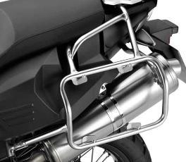 The standard fuel tank protection bars provide additional protection to the large