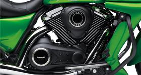 Kawasaki Technology - Click on the Icon to view more information Powerful V-Twin Engine Electronic Cruise Control Dashboard Lights