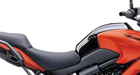 Remote rear preload adjuster makes it easy for riders to adjust their suspension setup to suit riding with a passenger and/or with luggage.