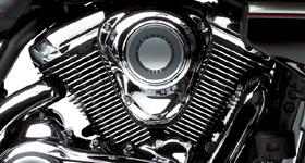 All New V-Twin Engine Front Cowling and Windscreen Large Volume Carrying Capacity The 1,700 cm³