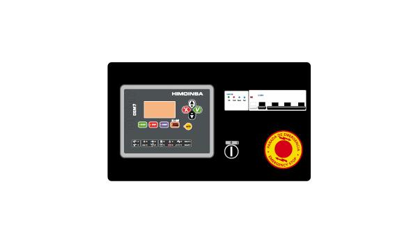 Digital control unit M6 M5 Digital manual auto-start control panel and thermal magnetic protection (according to voltage and phase) and 