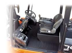meter, fuel level gauge and hour meter keeps the driver aware of the machine s operating conditions.