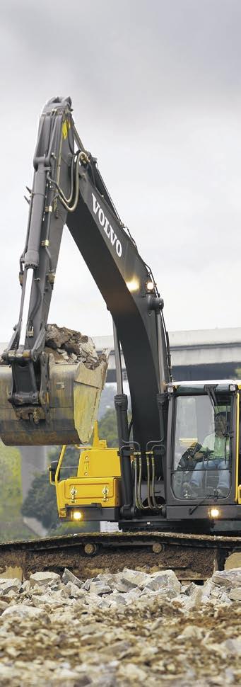 MORE OPTIONS. MORE VERSATILITY. MORE PROFIT. Volvo is proud of how our excavators help our customers maximize productivity and profitability.