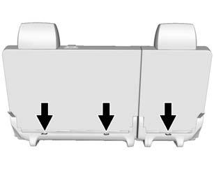 SEATS AND RESTRAINTS 105 row. Be sure to use an anchor on the same side of the vehicle as the seating position where the child restraint will be placed.
