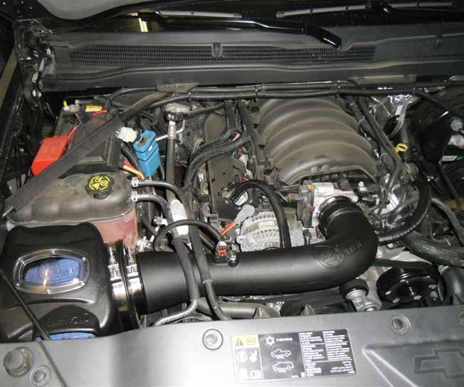 INSTALL Page left blank intentionally 11 10 10 Figure J Refer to Figure J for Steps 17-19 Step 17: Install the two supplied crank case breather hoses 10 between the valve cover and the afe tube on