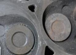 head, 2) (MPI) done to cast iron parts,