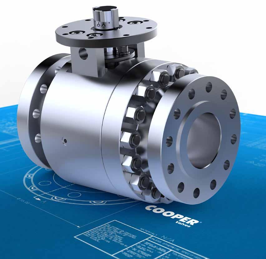 Accuseal Critical Service Valve (CSV) Developed using advanced design and engineering systems proprietary to COOPER Valves, the Accuseal CSV is the pinnacle of severe service ball valves.