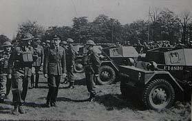 image courtesy of D-Day museum Portmouth Description: The Duke of Kent is escorted during