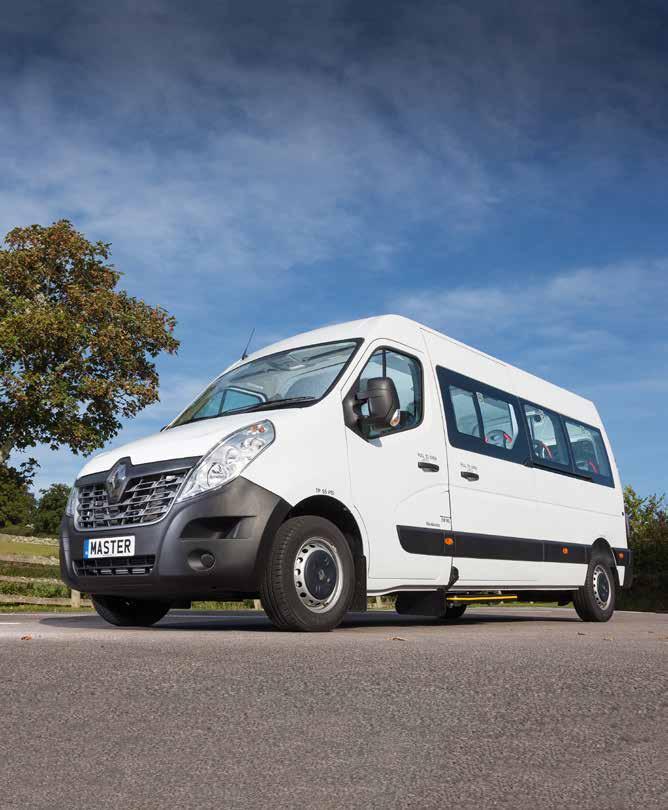 Renault Accredited Conversions The GM Coachwork Master Minibuses are part of Renault's Accredited Conversion range that has been developed to complement our 'Off the Shelf' Conversions.