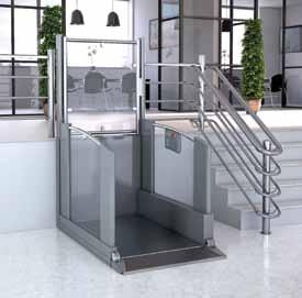 The comprehensive ranges from ollock Lifts ublic Access At Home Service & Goods Classic 1m Steplift Executive 1m Steplift Independence 2m / 3m Steplift Incline latform Lift Vertical latform Lift Eco