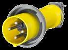provide a watertight seal when mated with the shore power inlet High-heat resistant thermoset interior