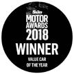 Best Value Brand at the Auto Trader New Car Awards 2018.