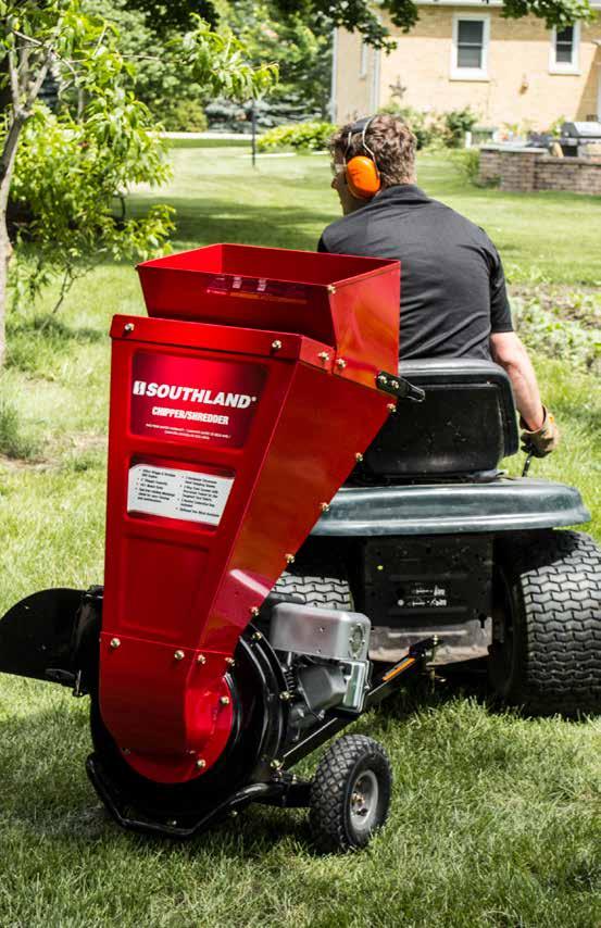 SCS2052 CHIPPER SHREDDER WATCH DEMO VIDEO TACKLE ALL OF YOUR YARD WASTE Features a Briggs and