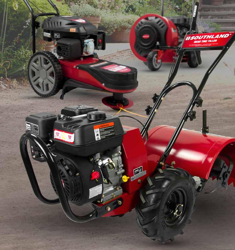 Conquering the TOUGH JOBS MAT Engine Technologies offers a variety of Southland branded outdoor power equipment products, that provide time saving options for consumers that need a durable design