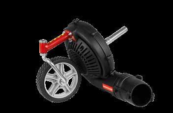 SWSTMBA WHEELED STRING TRIMMER MOWER BLOWER ATTACHMENT PROVIDES FOR EASY CLEANUP OF DRIVEWAYS,