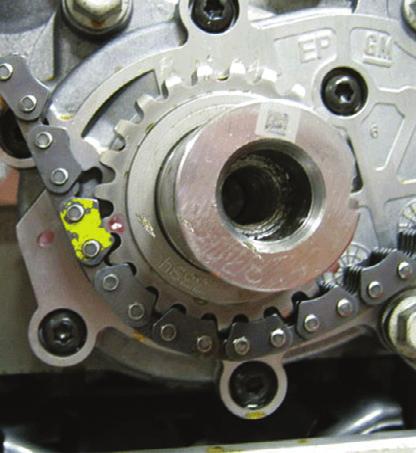 2008-2010 VUE; 2010-2011 Camaro; and 2011 Traverse. The high feature V6 engine family features a camshaft drive system that consists of a primary timing drive chain driven by the crankshaft sprocket.