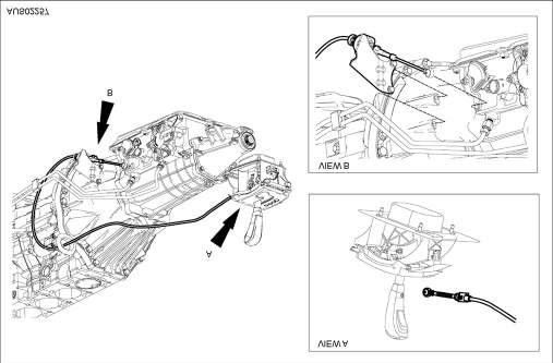 307-01-56 Automatic Transmission 307-01-56 REMOVAL AND INSTALLATION (Continued) Gear Shift Floor Mounted Removal 1.