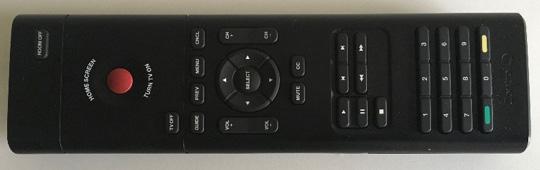 REMOTE CONTROLS Control4 (Black Remote) Living Area TV Only The Red Home Screen button will turn on your TV and