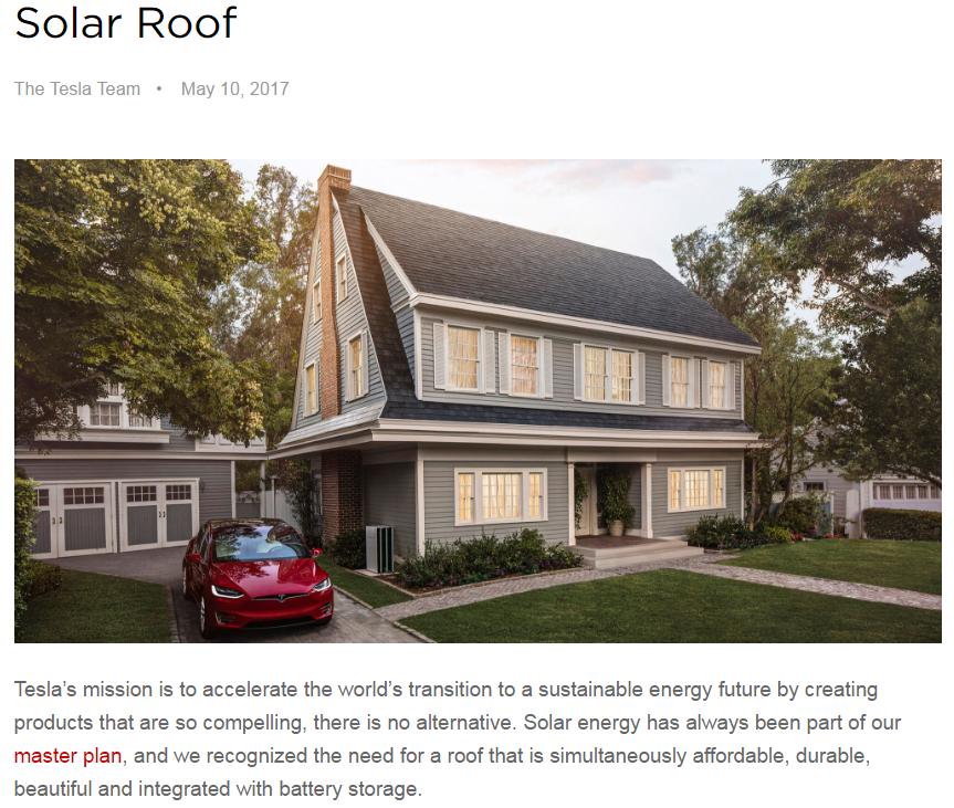 What s up with the Tesla Solar Roof?