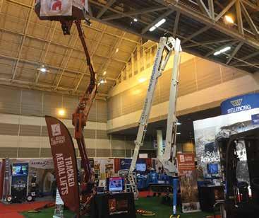 CMC spider lifts on the All Access stand, the 25m