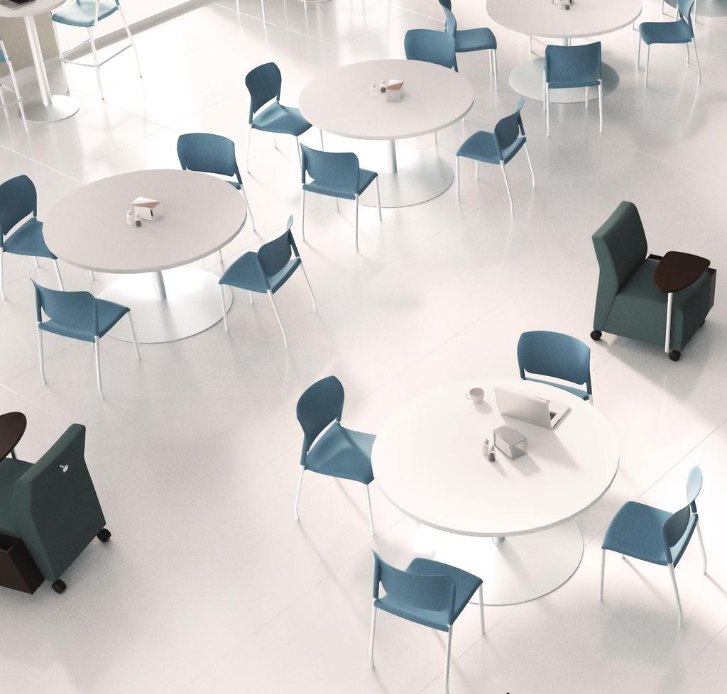 DURABLE ENOUGH Like all SitOnIt Seating products, the InFlex collection is TO WITHSTAND ANY BIFMA standards.