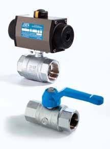 S40/S40M series End type Certifications Threaded actuated and manual ball valves 1/4 4 (DN08 DN100) full bore 2-pieces with handle or with flange for automation 16 40 bar bidirectional Threaded ISO