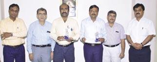 Performance Awardee: Hiranmoy Roy, B Visweswaran.