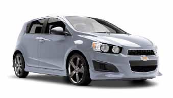 Includes Front lip spoiler, Left and Right side skirts, Rear Lower skirt with diffuser 3 Sonic 4-Door Sedan- Primered 5 PC.