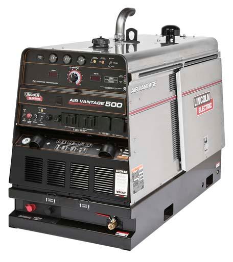 Air Vantage 5 Processes Stick, TIG, MIG, Flux-Cored, Gouging Product Number K2325-2 See back for complete specs Output Range See Back Page Rated Output Current/Voltage/Duty Cycle 55A/36V/6%