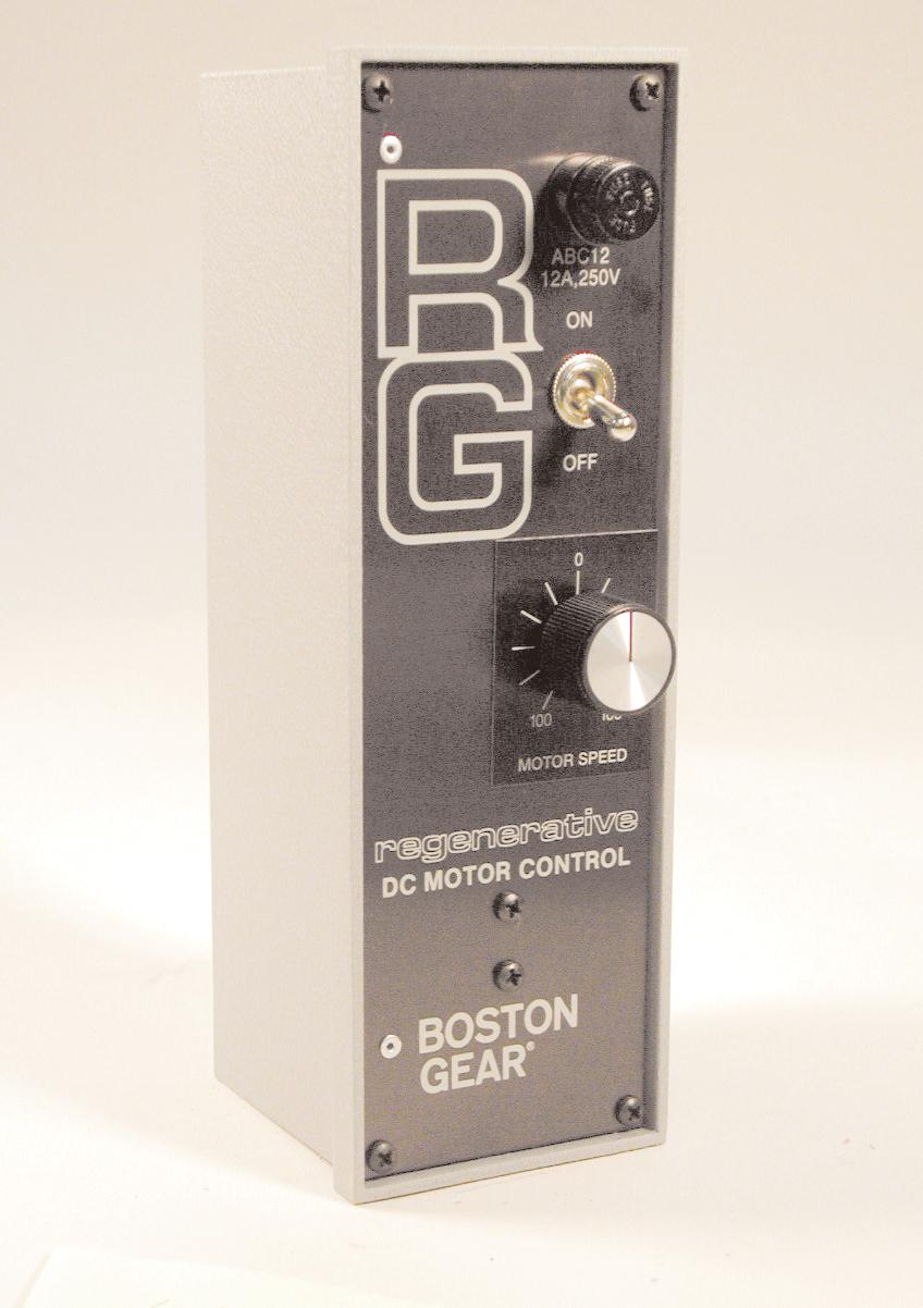 Boston Gear Ratiotrol DC Motor Speed Control P-3049-BG Doc. No.