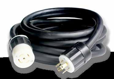 20A AND 30A LOCKING ETENSIONS 20A and 30A extra hard usage cords are built with plugs and connectors resistant to chemicals, and environmental concerns so you can use indoors or outdoors 20A LOCKING