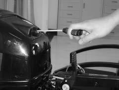 5. Pull out the choke knob fully. NOTE: It is not necessary to use the choke when starting a warm engine.