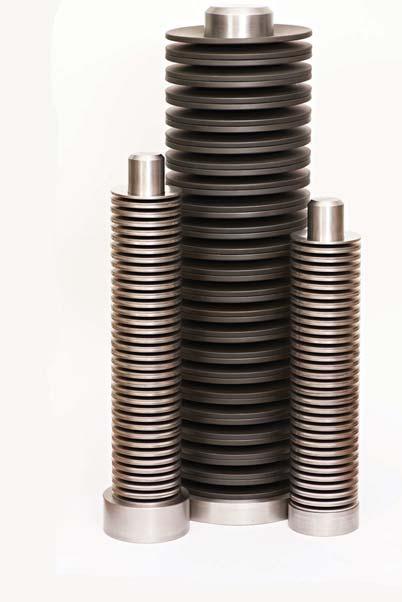 Product 1. Disc pring Disc prings are Conical in shape and have an unique combination of high force in small space with customised deflection. Normally Disc prings are loaded in Axial Direction.