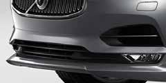 Glossy black lower outer grille with