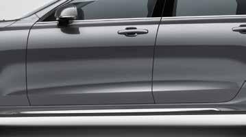 A signature of Volvo s iconic design provides increased visibility while emphasizing the body shoulder line of the vehicle.