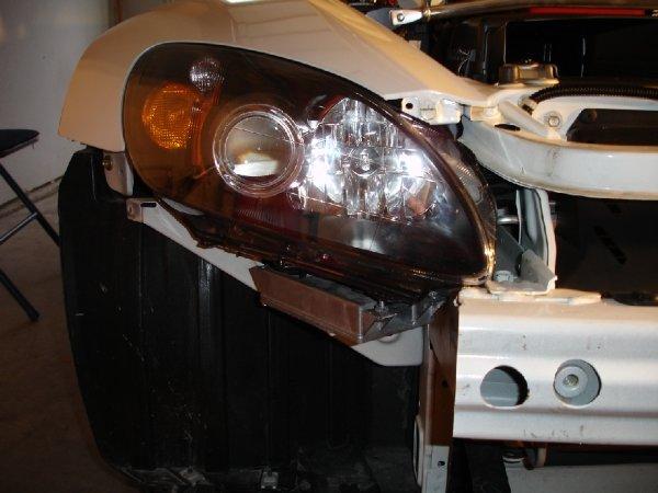 That's about it with the headlights. Just tighten all the screws up and you should be done with that part.