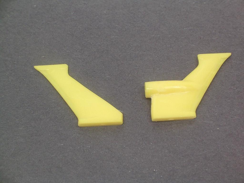 Figure 5 Before and after rear wing mounts.
