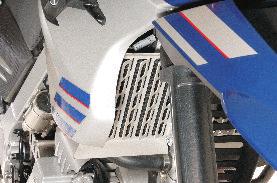 124 Special parts Radiator guard, BMW Effective protection for the radiator.