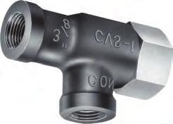 Operation No Lubrication Operates In Any Position Easy Maintenance The CV Control is an adjustable restriction which acts as a needle valve when flow is in the direction of the stem.